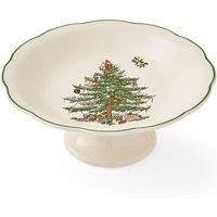 Christmas Tree Sculpted Footed Candy Dish