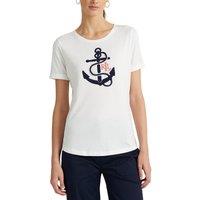 Cotton Mix T-Shirt with Crew Neck and Short Sleeves