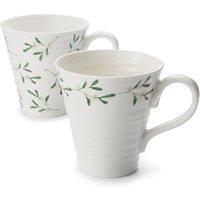 Set of 2 Mistletoe Mugs