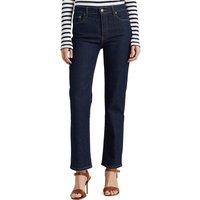 Straight Ankle Grazer Jeans, Mid Rise