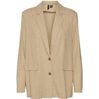 Single-Breasted Buttoned Blazer