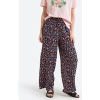 Floral Wide Leg Trousers