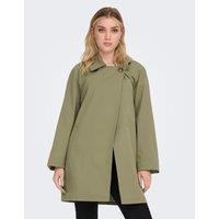 Tie-Waist Trench Coat
