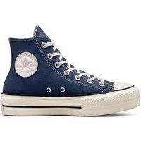Chuck Taylor Lift Hi Denim Fashion Canvas High Top Trainers