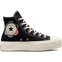 Chuck Taylor Lift Hi Gran Craft Canvas High Top Trainers