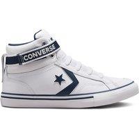 Kids Pro Blaze Varsity Club Leather High Top Trainers