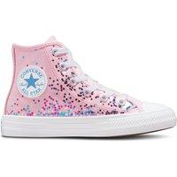 Kids Chuck Taylor Hi Shine Through Canvas High Top Trainers
