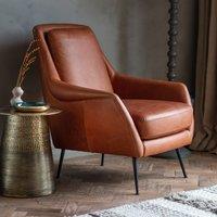 Bodh Retro Leather Armchair