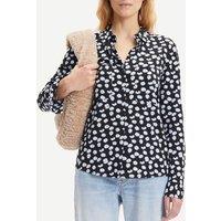 Floral Print Blouse with Long Sleeves