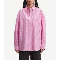 Lua Organic Cotton Shirt in Striped Print with Long Sleeves