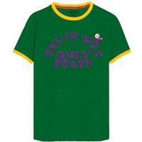 Ringer Cotton T-Shirt with Crew Neck and Short Sleeves