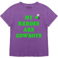 Starlight Cotton T-Shirt with Crew Neck and Short Sleeves