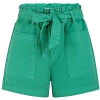 Freg Paper Bag Shorts with Tie-Waist in Cotton
