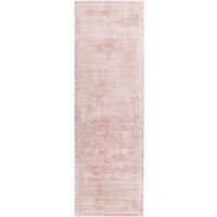 Distressed Hand Woven Viscose Runner Rug - 240x66cm