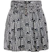 Graphic Print Mini Skirt