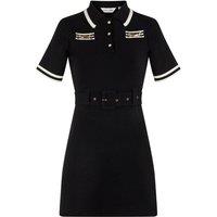 Belted Short Sleeve Dress