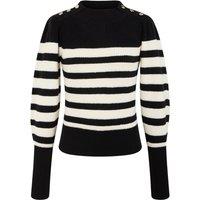 Breton Striped Jumper with Balloon Sleeves