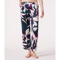 Liva Pyjama Bottoms in Leaf Print