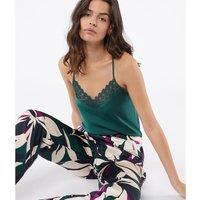 Jade Lace Neck Cami