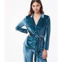 Velvety Velour Pyjama Shirt