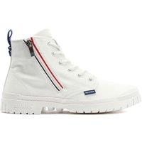 French Outzip High Top Trainers in Canvas