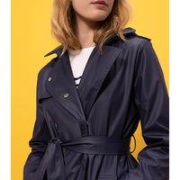 Belted Hooded Trench Coat