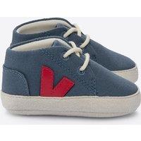 Kids Baby High Top Trainers in Organic Canvas