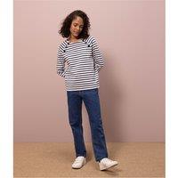 Breton Striped Jersey Top in Cotton