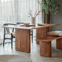 Bettiah Acacia Wood Dining Table 220cm (Seats 10)