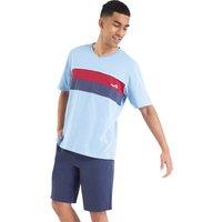 Cotton Short Pyjamas with V-Neck T-Shirt