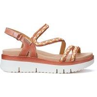 Palma Leather Wedge Sandals
