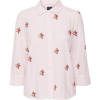 Embroidered Floral Cotton Blouse