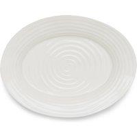 Large White Oval Serving Plate