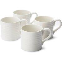 Set of 4 White Mugs