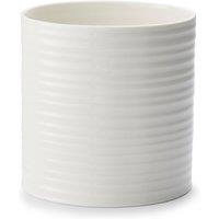 White Oval Utensil Jar