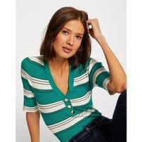 Striped Short Sleeve Jumper