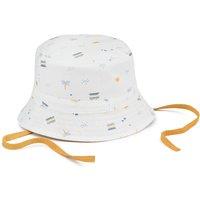 Cotton Reversible Bucket Hat with Tie Straps