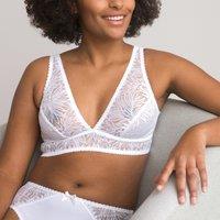 Non-Underwired Halterneck Bra in Lace