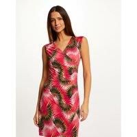 Tropical Print Mini Dress