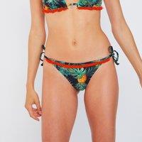 Jaka Greenery Bikini Bottoms in Floral Print