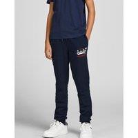 Logo Print Joggers in Cotton Mix