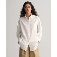 Cotton Relaxed Fit Shirt with Long Sleeves