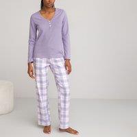 Cotton Grandad Pyjamas with Long Sleeves