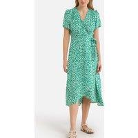 Coline Printed Wrapover Dress