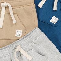 Pack of 3 Joggers in Cotton Mix