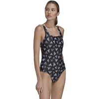 Logo Print Pool Swimsuit
