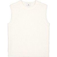 Knitted Vest Top with Crew Neck