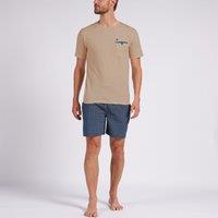 Cotton Short Pyjamas with Crew Neck Top