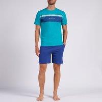 Cotton Short Pyjamas with Crew Neck Top