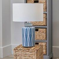 Aztec Pattern Ceramic Table Lamp Base